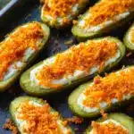 Air Fryer Stuffed Pickles – Easy Keto Snack & Appetizer Recipe