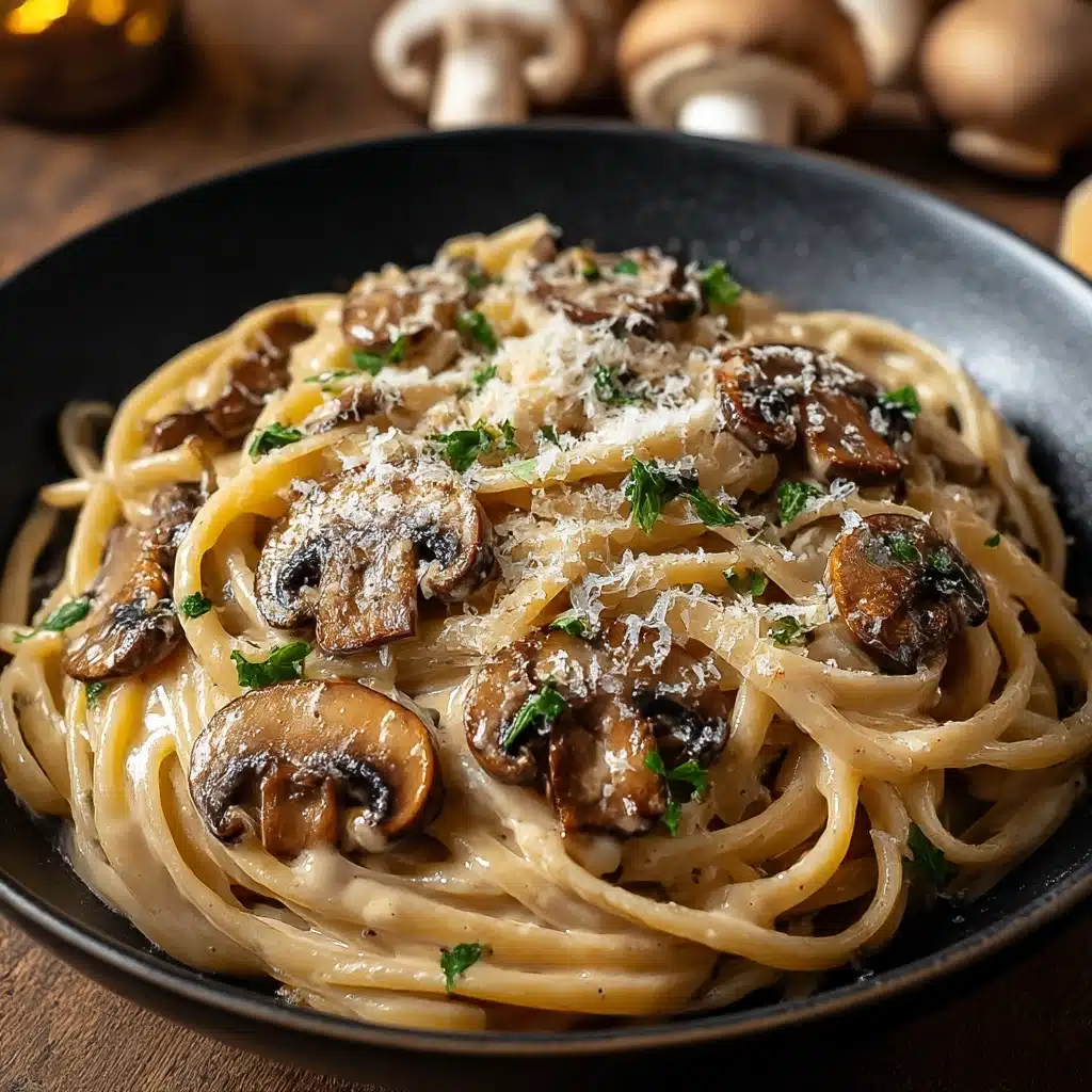 Caramelized Leek and Mushroom Gruyere Pasta Recipe - Recipe Image