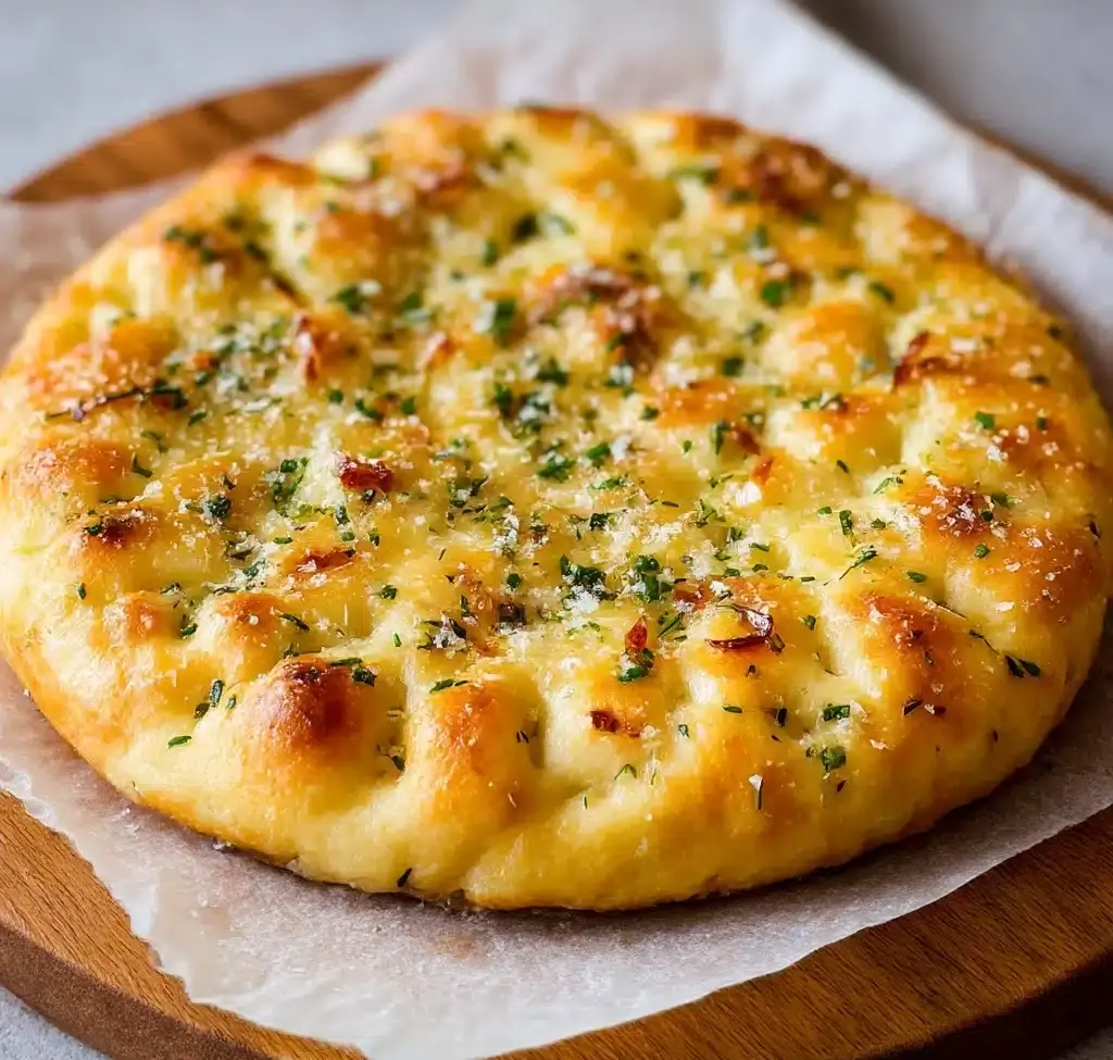 Garlic Parmesan Focaccia Bread Recipe