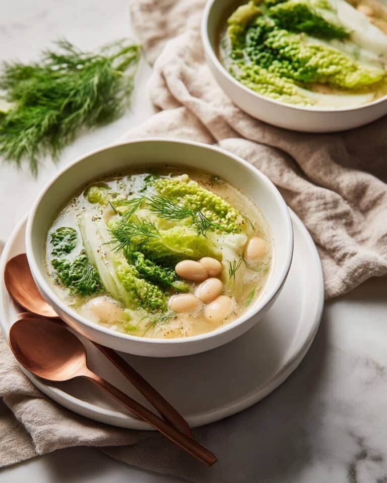 Lemon Dill Cabbage Soup Recipe