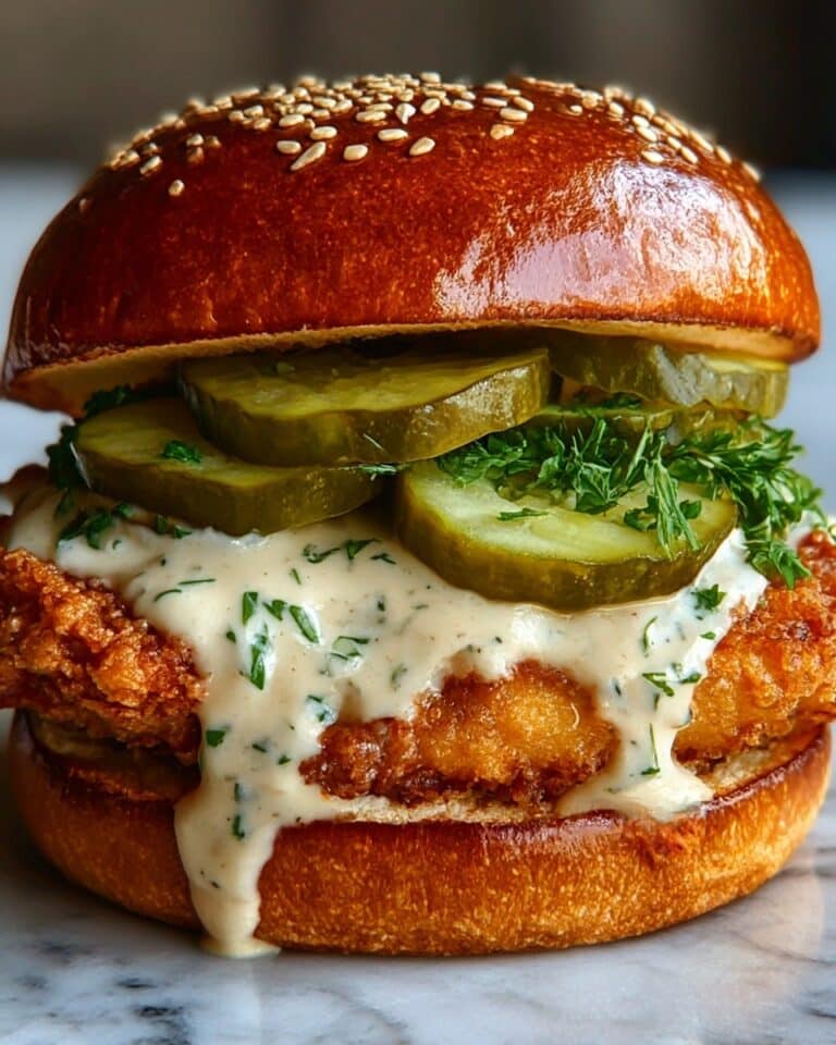 Spicy Chicken Sandwich with Creamy Homemade Sauce Recipe