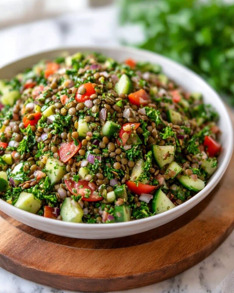Lentil Tabbouleh Recipe