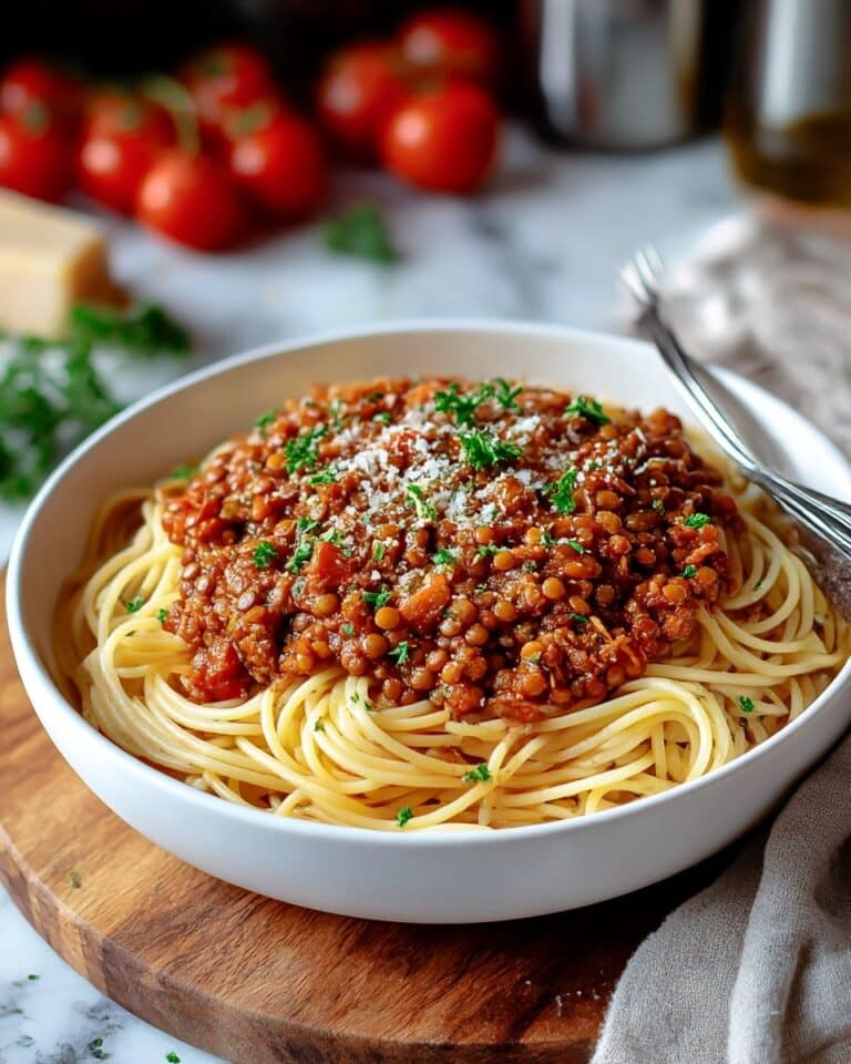 Lentil Bolognese Recipe