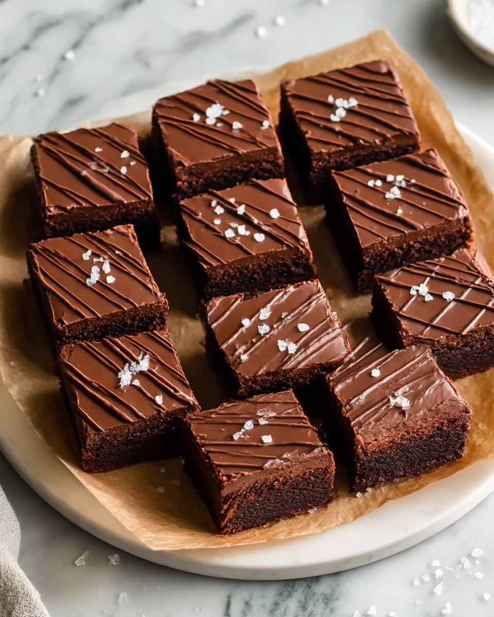 The image shows a close-up of dark brown brownie squares with a slightly crumbly texture and small nut pieces on top and inside. There are two brownies in the front on a piece of parchment paper placed on a black rectangular tray, with four more brownies stacked blurred in the background. Around the tray, there are scattered nuts and dates, adding to the rustic look. Behind the brownies, a white bowl filled with dates is slightly out of focus. The surface beneath everything has a white marbled texture. Photo taken with an iphone --ar 4:5 --v 7