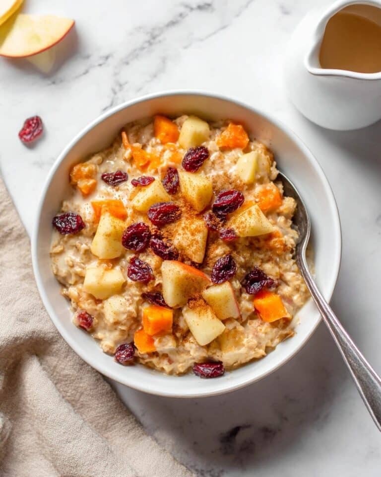 10-Minute Apple Carrot Oatmeal Recipe