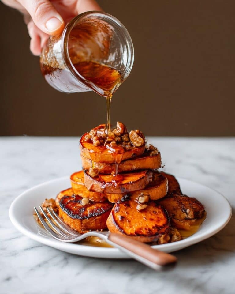 Melting Sweet Potatoes with Maple Pecan Sauce Recipe