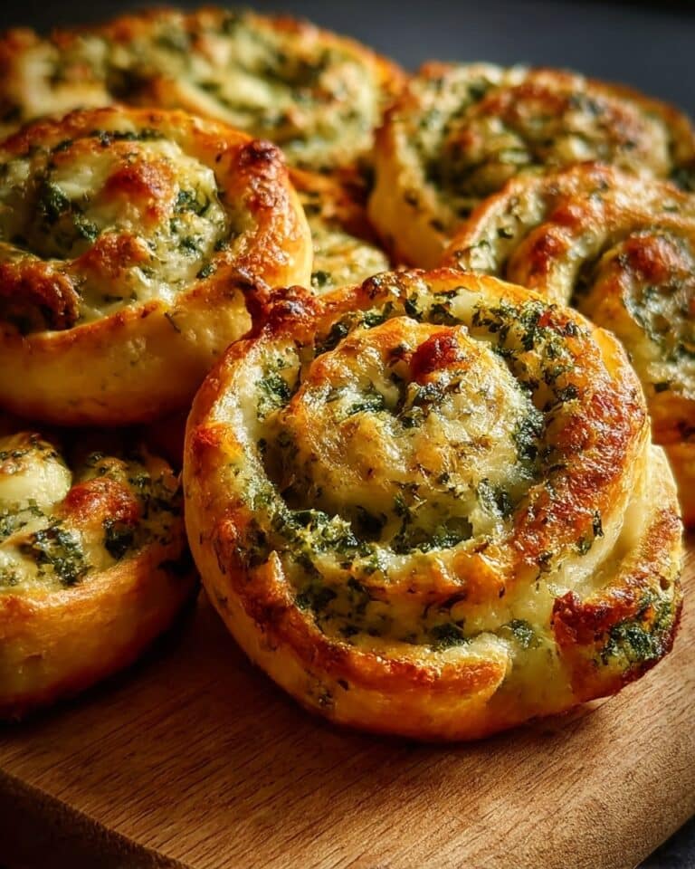 Cheese and Spinach Pinwheels Recipe