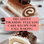 Gourmet Tiramisu Yule Log Cake Recipe
