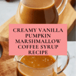 Vanilla Pumpkin Marshmallow Coffee Syrup Recipe