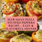 Hawaiian Pizza Stuffed Peppers Recipe