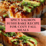 Spicy Salmon Sushi Bake Recipe