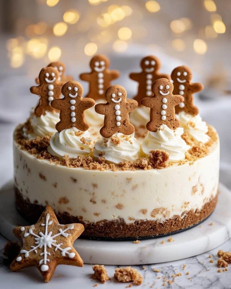 Gingerbread Man Cheesecake Recipe