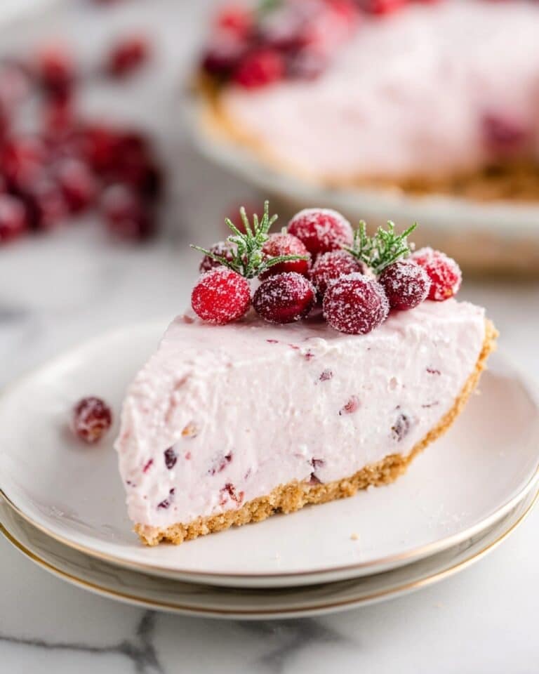 No Bake Cranberry Pie Recipe
