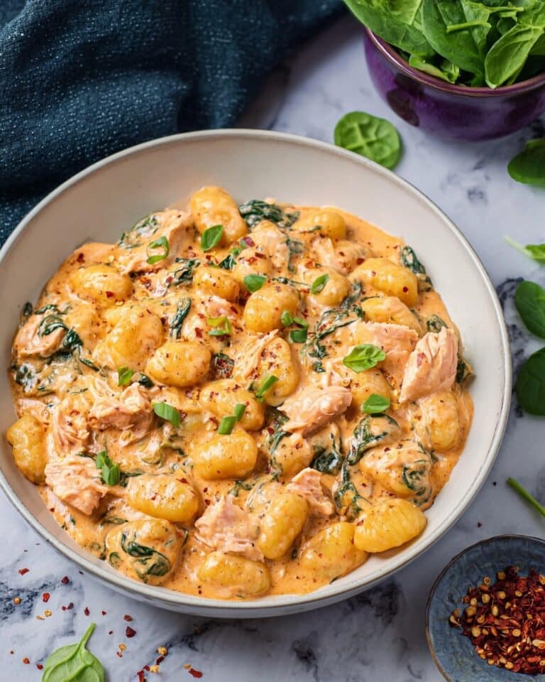 Creamy Salmon Gnocchi Recipe