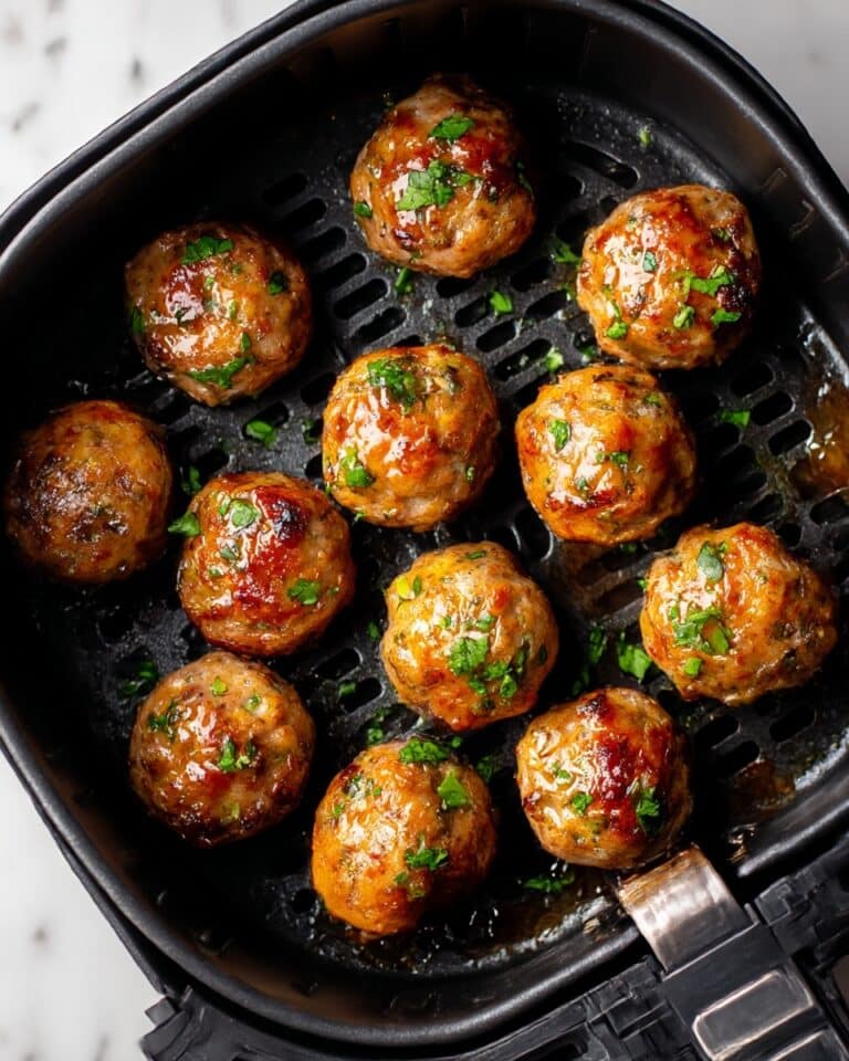 Easy Air Fryer Keto Meatballs Recipe