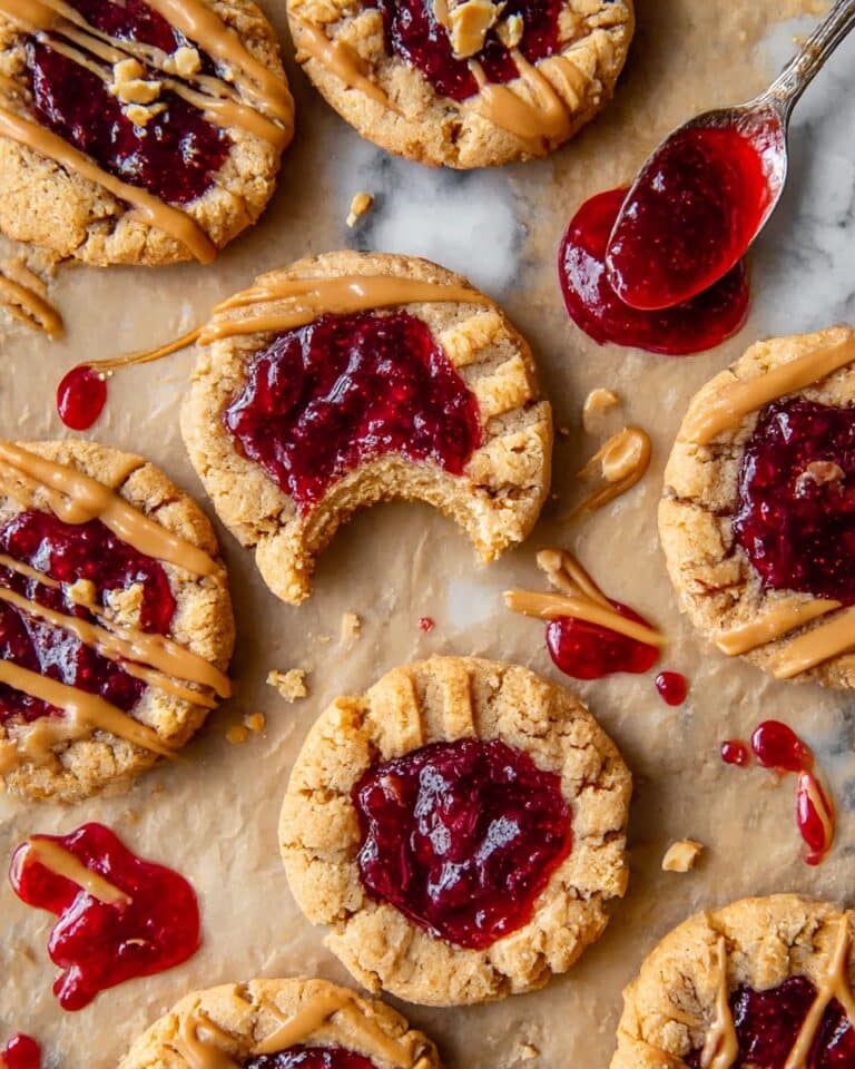 Peanut Butter and Jelly Cookies Recipe