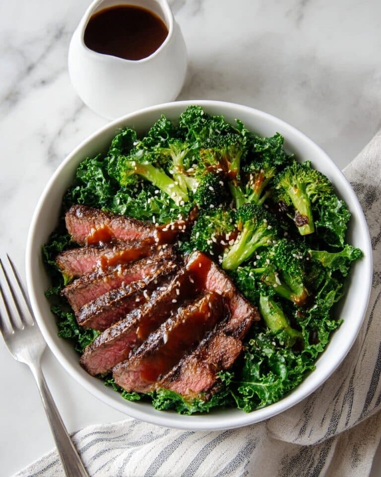 Beef & Broccoli Steak Salad (30g Protein) Recipe