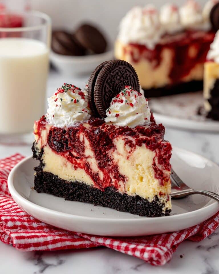 Christmas Red Velvet Cheesecake Recipe – Festive & Delicious Recipe