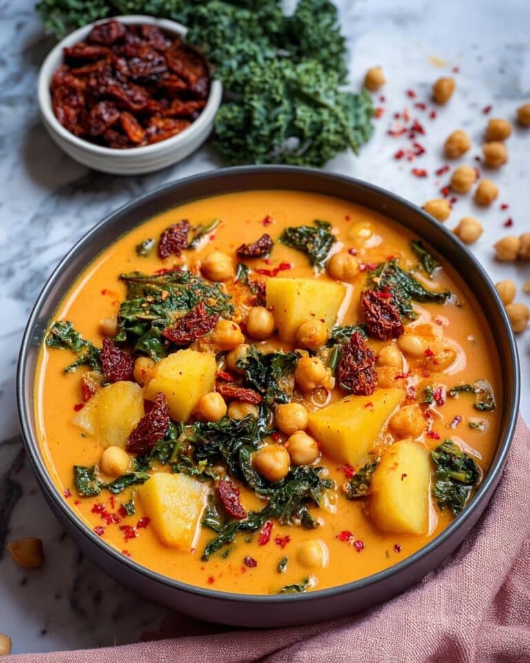 Creamy Tuscan Chickpea Soup Recipe