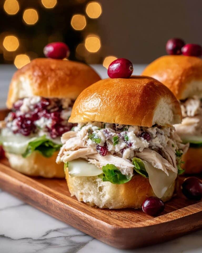 Havarti Cranberry Turkey Sliders Recipe – Easy Holiday Appetizer Idea Recipe
