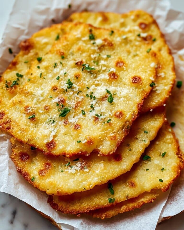 Garlic Keto Flatbread Recipe