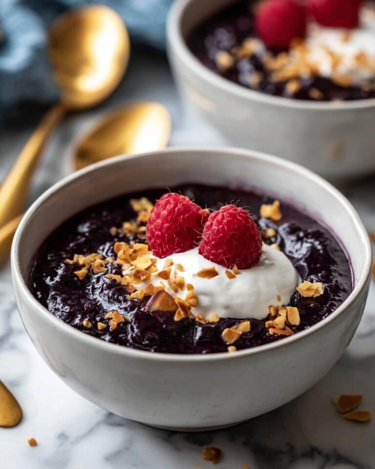 Thai Black Sticky Rice Pudding Recipe