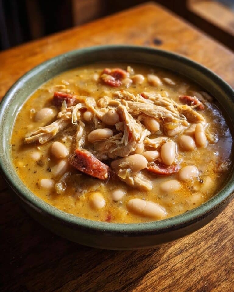 35-Minute White Cheddar Apple Chicken Chili Recipe