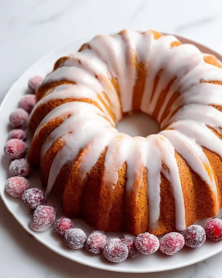 Cranberry Orange Bundt Cake Recipe