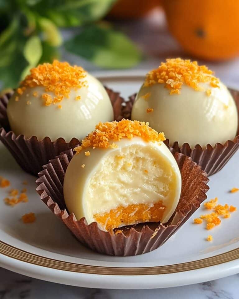 No Bake Orange Creamsicle Truffles Recipe