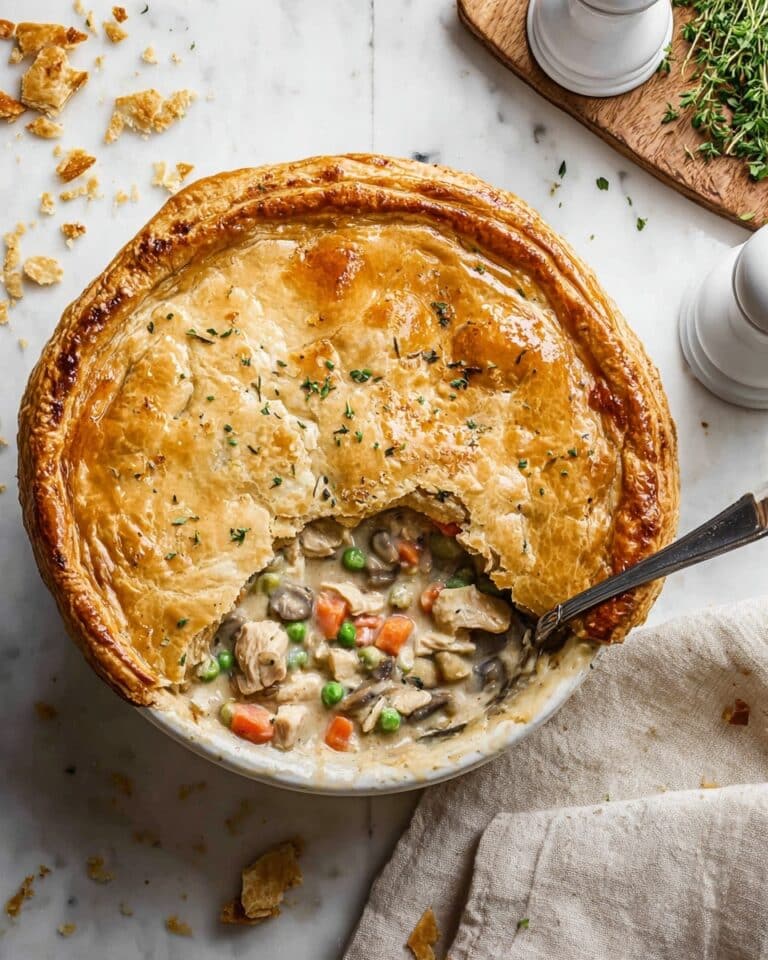 Puff Pastry Chicken Pot Pie Recipe