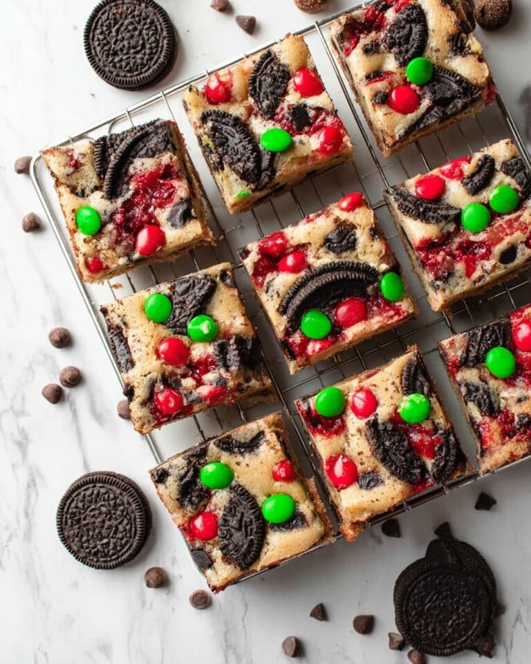 Santa’s Cookie Bars Recipe