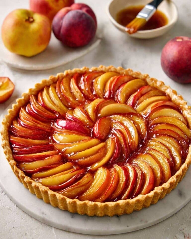 Vegan Peach Tart Recipe
