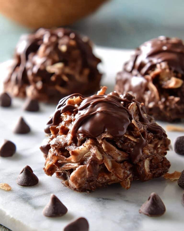 Double Chocolate Coconut Macaroons Recipe