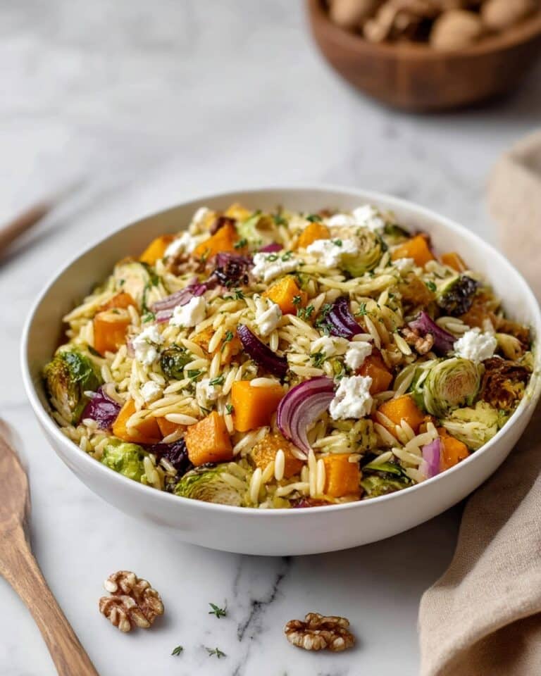 Best Fall Harvest Orzo Salad Recipe