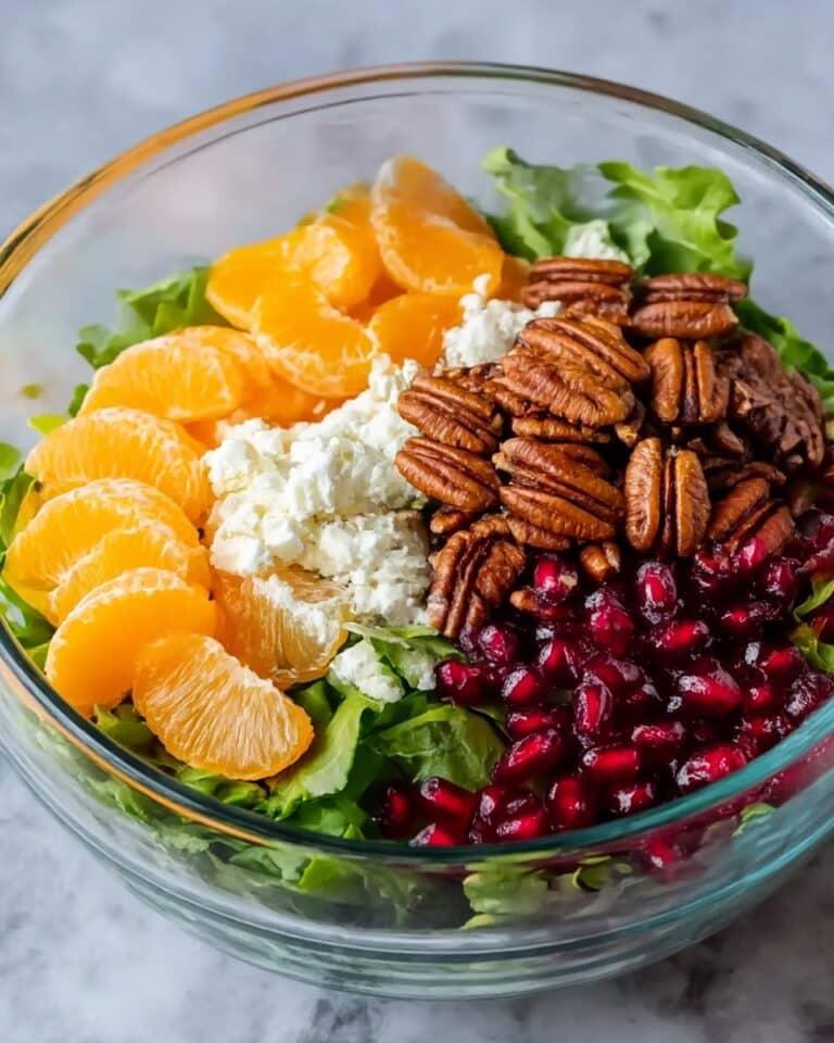 Winter Salad with Citrus, Pomegranate, Feta, and Candied Pecans Recipe