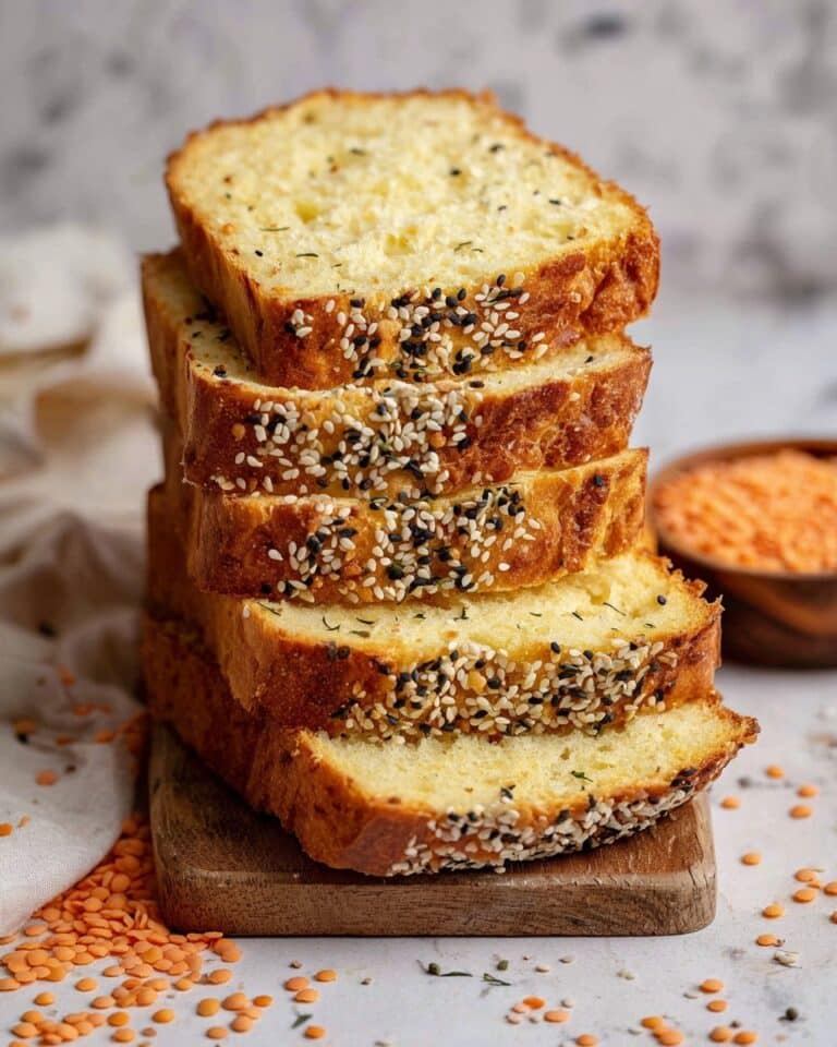 Healthy Flourless Lentil Bread Recipe