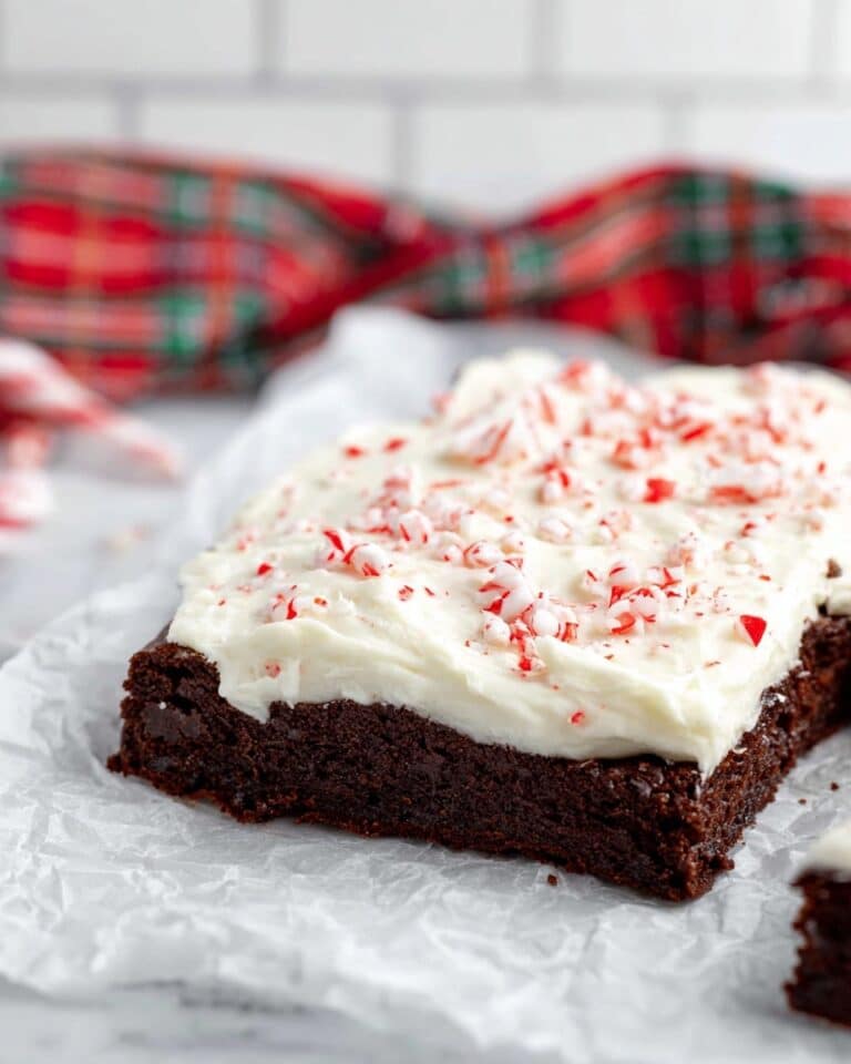 Peppermint Bark Brownies Recipe