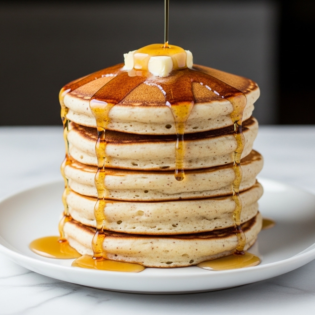 Eggnog Ricotta Pancakes Recipe - Recipe Image