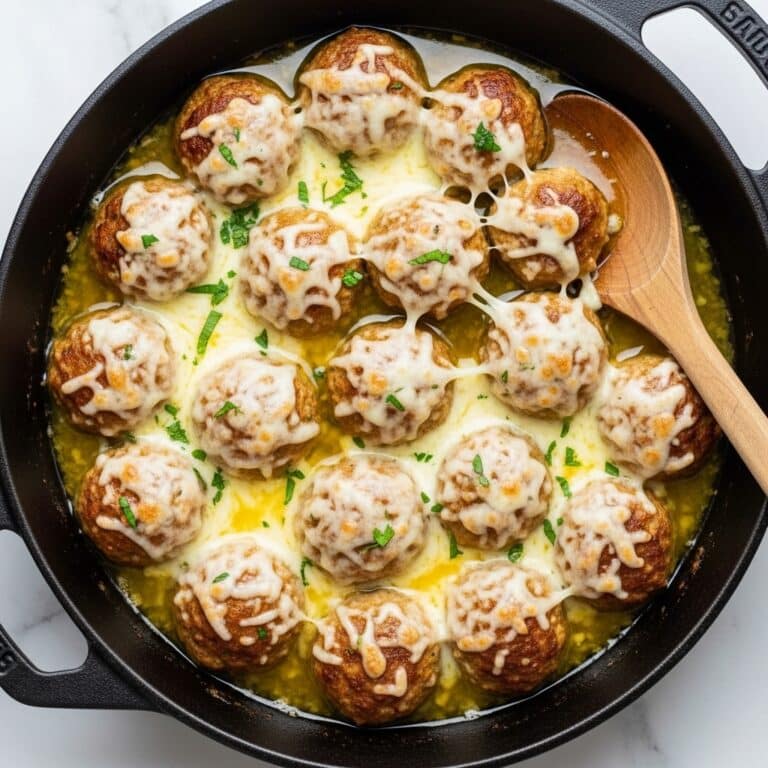 French Onion Chicken Meatballs (Low Carb & Gluten Free) Recipe