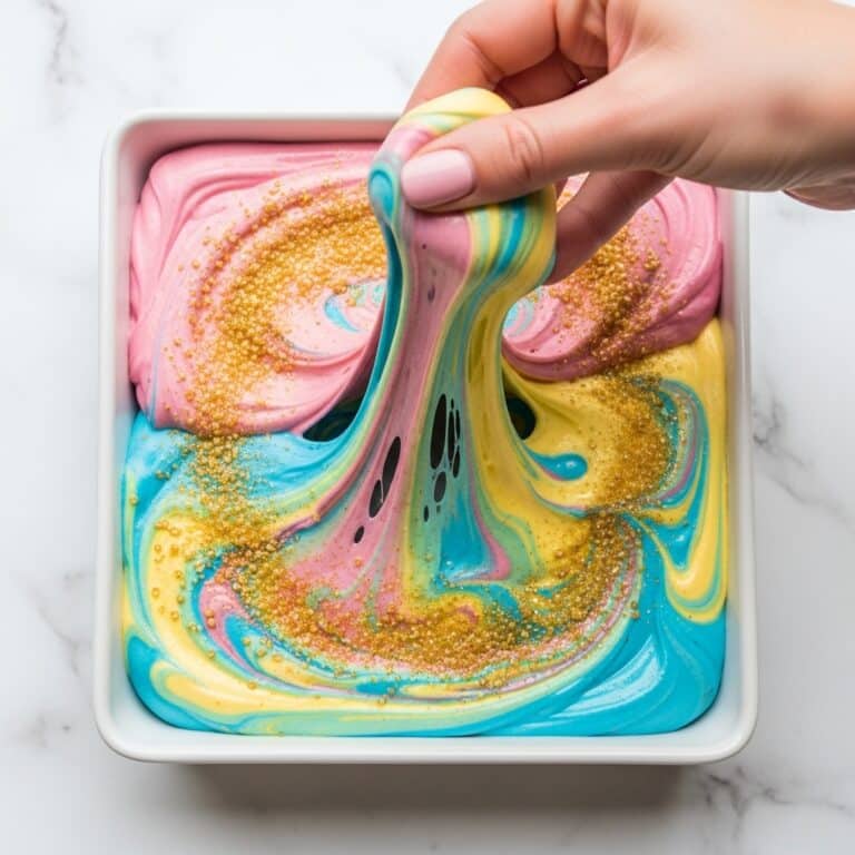Cornstarch and Dish Soap Bubble Dough Recipe