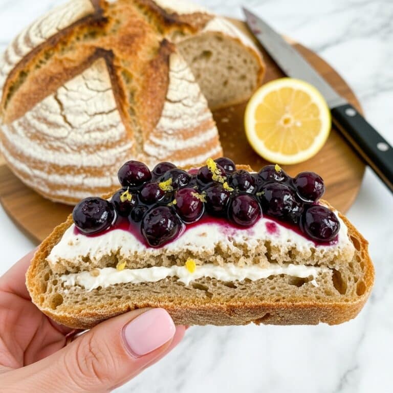 Lemon Blueberry Ricotta Toast Recipe