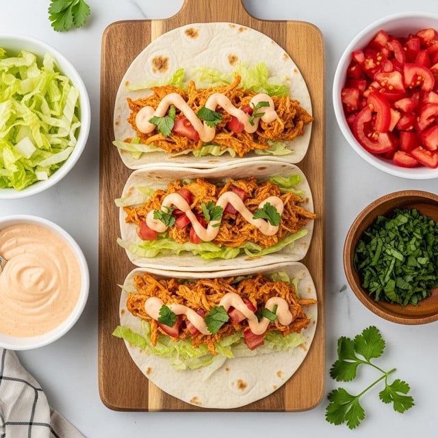 Queso Chicken Tacos Recipe