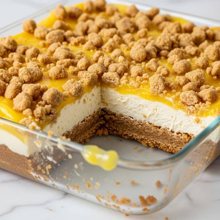 Lemon Cream Cheese Dump Cake Recipe