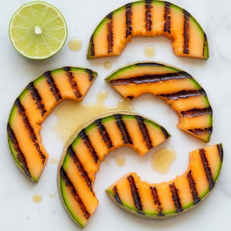 Honey Lime Grilled Cantaloupe Recipe