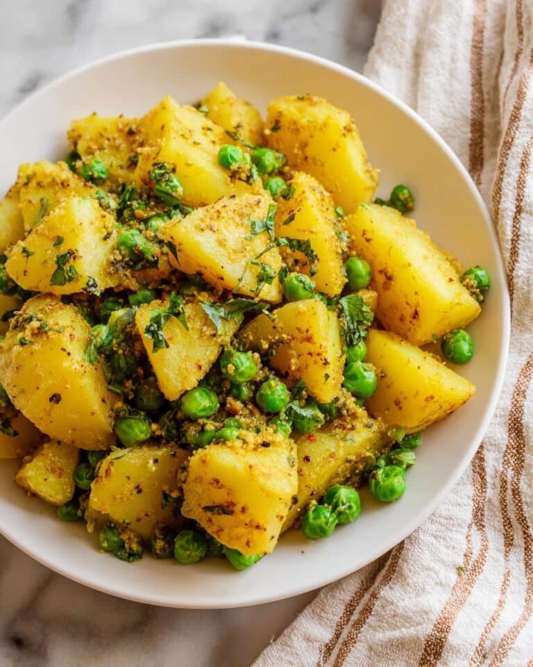 Indian Bombay Potatoes and Peas Recipe