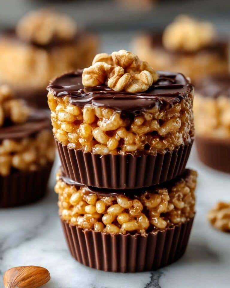 Chocolate Peanut Butter Rice Krispie Cups Recipe