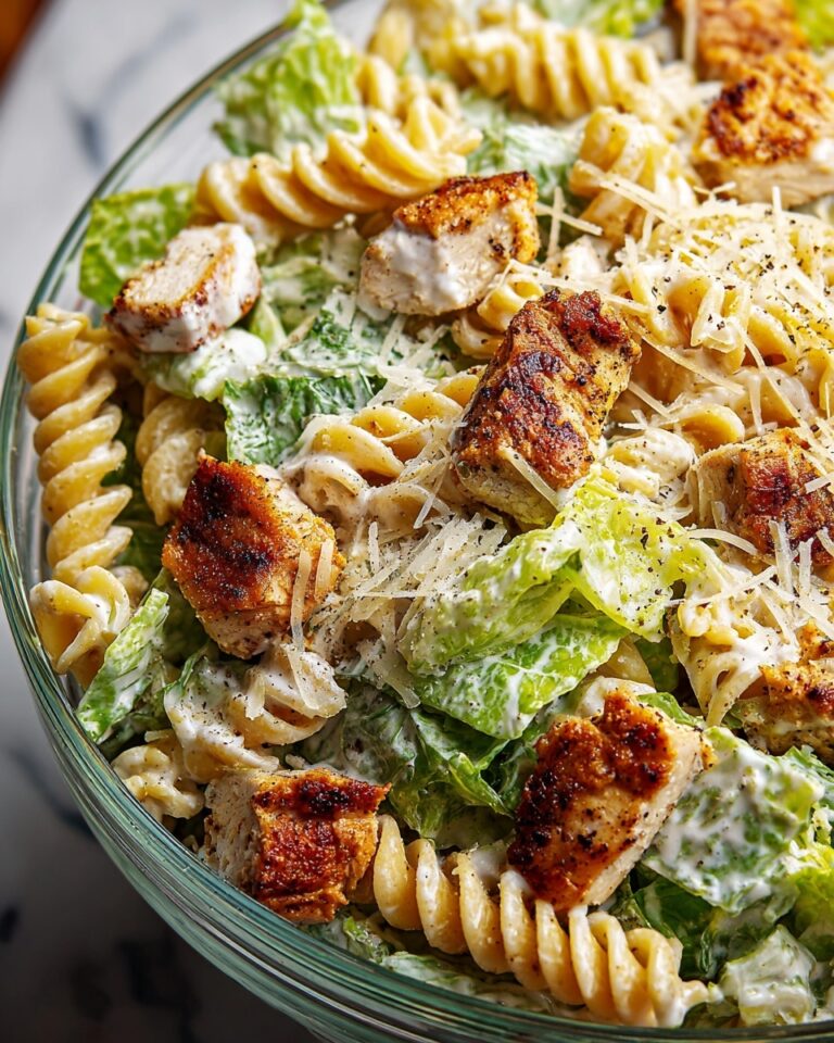 Chicken Caesar Pasta Salad Recipe