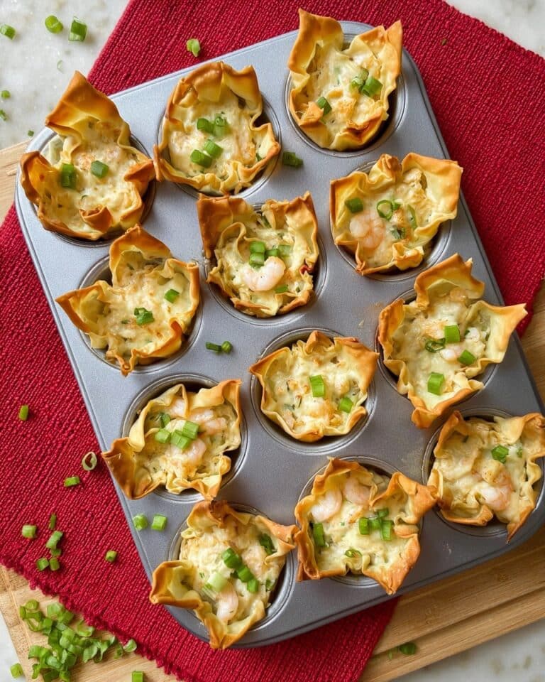 Crab Rangoon Wonton Cups Recipe