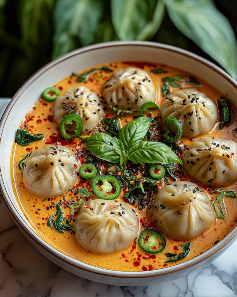 Thai Curry Dumpling Soup – Comforting Pot Sticker Recipe