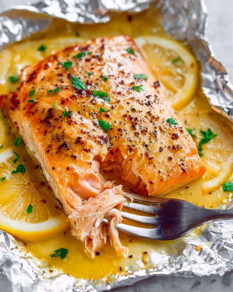 Sheet Pan Lemon Garlic Butter Salmon Recipe
